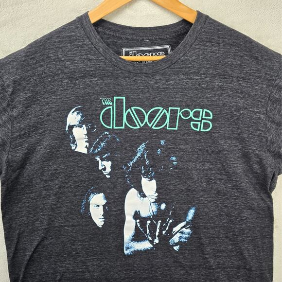 The Doors Shirt Mens XL Gray Jim Morrison Rock Band Tee Retro Grunge - Picture 1 of 7